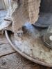 Picture of Oud rond metalen dienblad uit India XL