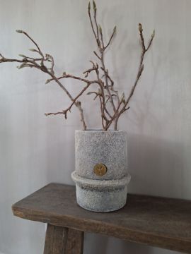 Picture of Landelijke pot Brynxz | Limestone | L