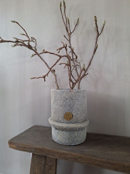 Picture of Landelijke pot Brynxz | Limestone | L