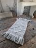 Picture of Vloerkleed handgeweven NZ wol met patroon Grey