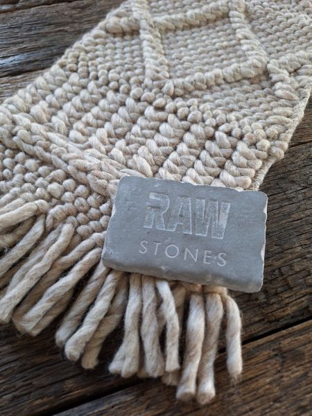 Picture of Vloerkleed handgeweven NZ wol met patroon Beige