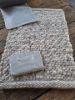 Picture of Vloerkleed handgeweven natuur wol grof Taupe