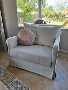 Picture of Kussen wabi sabi rond taupe
