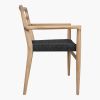 Picture of Outdoor tuinstoel met armleuning Verano black