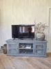 Picture of Uniek oud tv meubel - dressoir grey