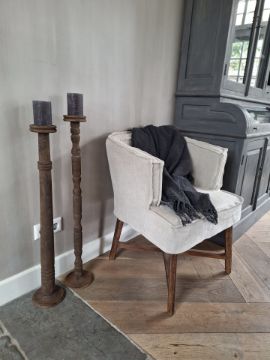 Picture of Oud houten vloerkandelaar M