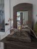 Picture of Oud houten poer met hand snijwerk XL