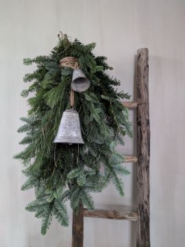 Picture of Kerst toef Nobilis met bellen & lichtjes