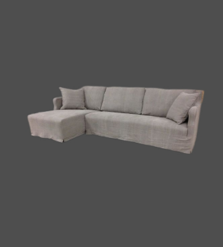 Picture of Landelijke linnen bank Milano met eiland