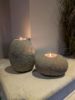 Picture of Set van twee rivier stenen waxinelichtjes