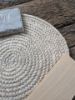 Picture of Vloerkleed handgeweven natuur wol Beige rond 200 cm