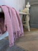 Picture of Plaid Mila linnen katoen | Oud paars - roze