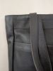 Picture of Lederen shopping bag met vak Antraciet Raw Materials