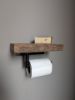 Picture of Toiletrol houder oud rustiek enkel