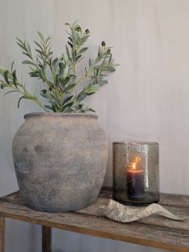 Picture of Windlicht bubbelglas Stone | 23 cm