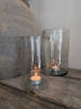Picture of Windlicht bubbelglas hoog L